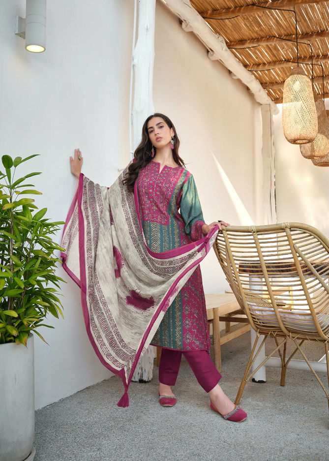 Mannat By Sadhana Pure Muslin Silk Printed Dress Material Wholesale Market In Surat